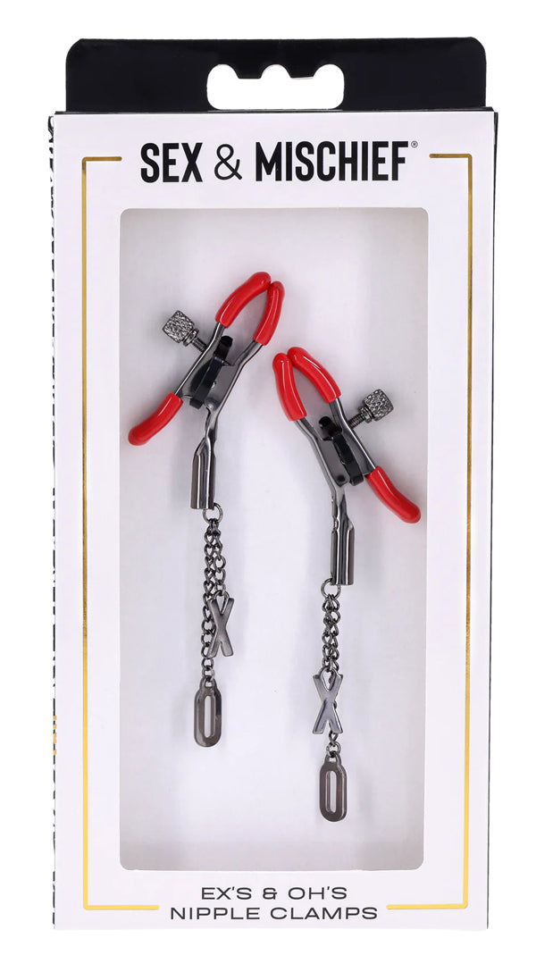 Sportsheets eX's and Oh's Nipple Clamps