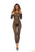 "Crotchless Bodystocking - One Size - Black RR-7108BLKOS"