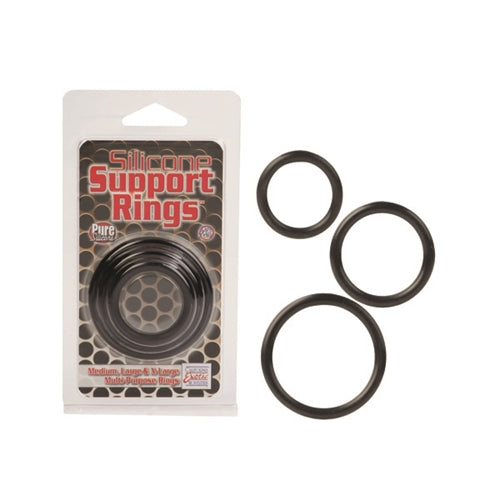 CalExotics Silicone Support Rings - Black
