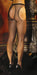 "Fishnet Suspender Pantyhose - One Size - Black EM-1711B"