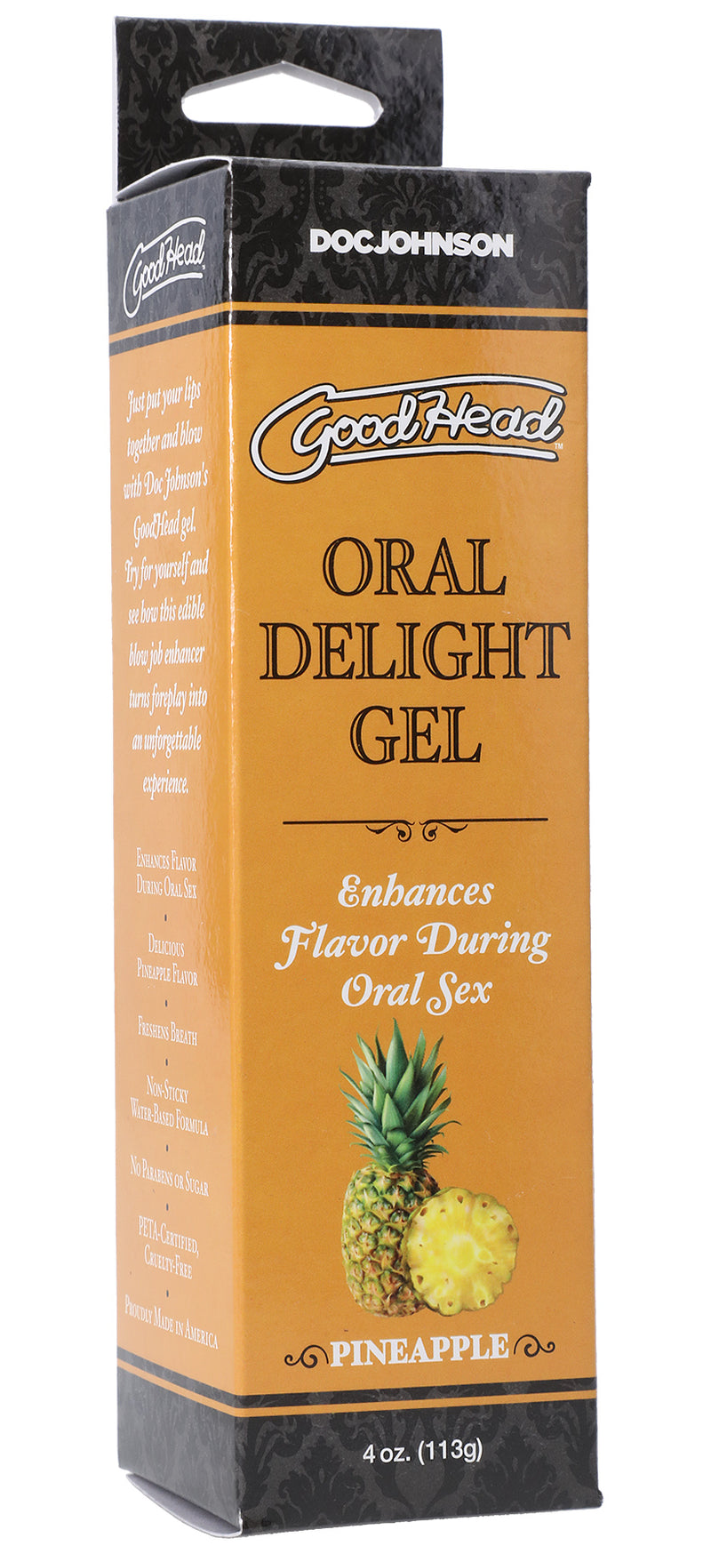 Doc Johnson Goodhead - Oral Delight Gel - Pineapple - 4 Oz.