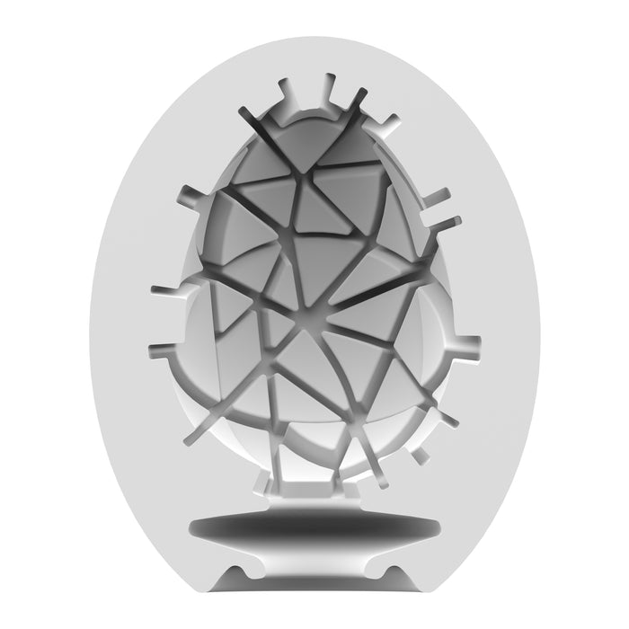 Satisfyer 3 Piece Set Masturbator Egg - Crunchy - Orange - Stroker Masturbator - Mini Stroker