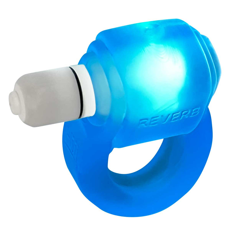 Oxballs Glowdick Cockring With Led - Blue Ice