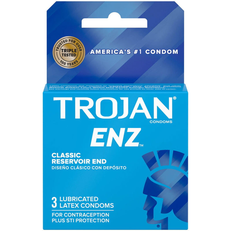 Paradise Marketing Trojan Enz Lubricated - 3 Pack