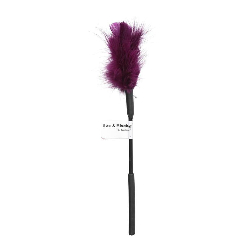 Sportsheets Sex and Mischief Feather Tickler - Purple