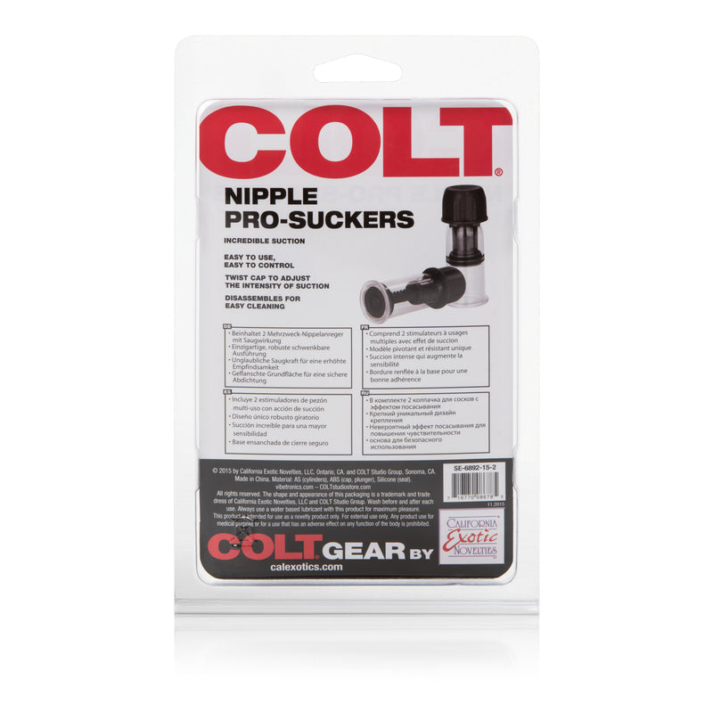 CalExotics Colt Nipple Pro-Suckers - Black