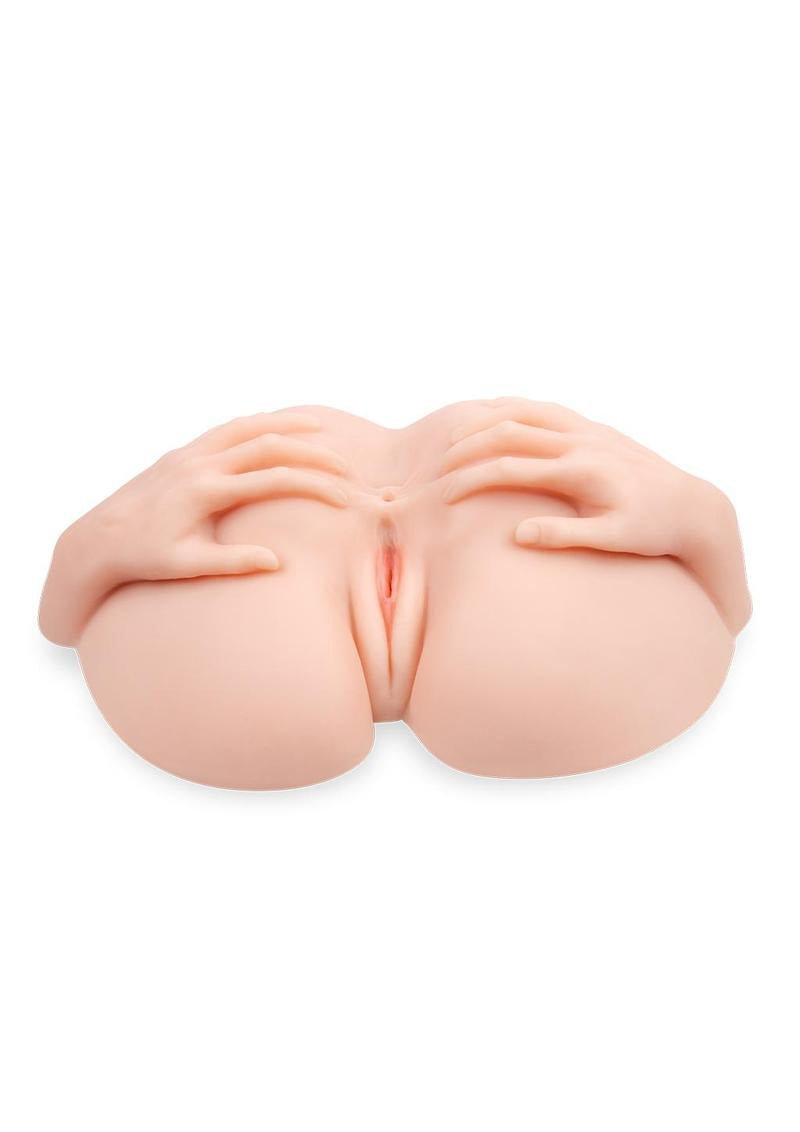 XGEN Stroke Off Vibrating Spread Wide - Light - Stroker Masturbator - Realistic Body Part Stroker