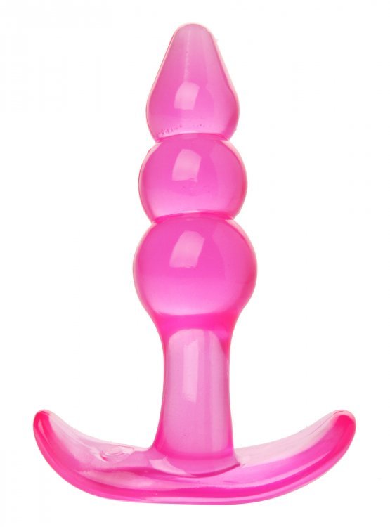 XR Brands Bubbles Bumpy Starter Anal Plug - Pink