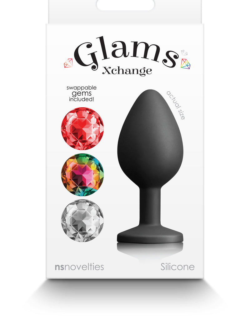 nsnovelties Glams Xchange Round - Medium - Black