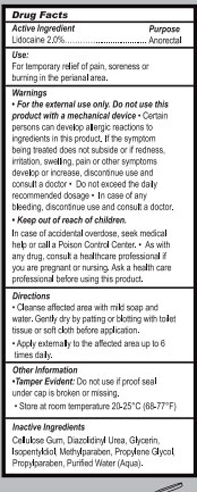 XR Brands Passion Anal Desensitizing Lubricant With Lidocaine - 8.5 Fl. Oz.