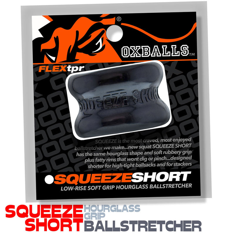Oxballs Squeeze Short Ballstretcher - Black