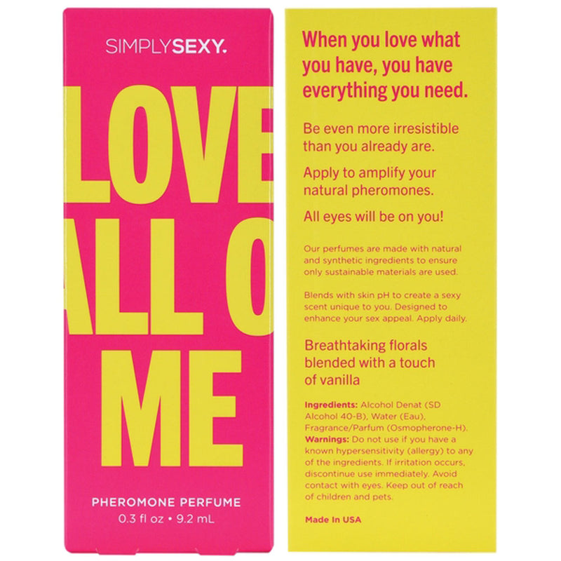 Classic Brands Simply Sexy Pheromone Perfume Love All of Me 0.3 Oz
