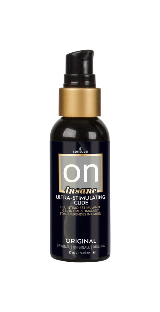 "On Insane Ultra-Stimulating Glide Original Unflavored 2 Fl. Oz. 57ml Bottle SEN-VL773"