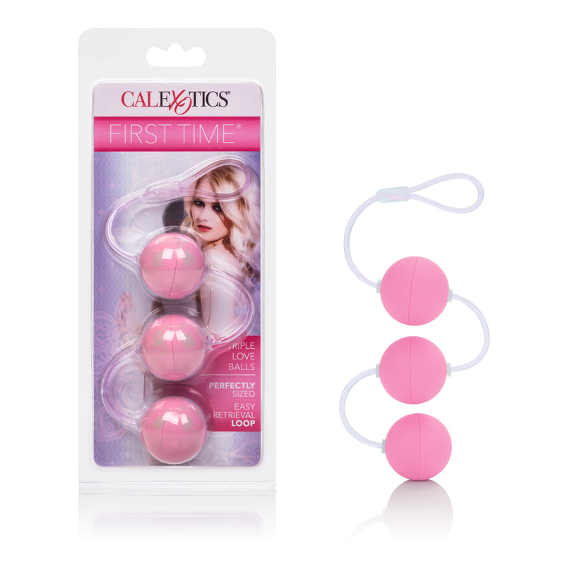 CalExotics First Time Love Balls Triple Lovers - Pink