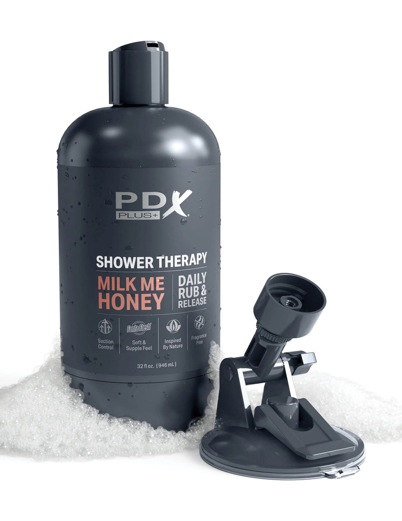 Pipedream Shower Therapy - Milk Me Honey - Tan - Realistic Stroker Masturbator - Canister Masturbation Cup