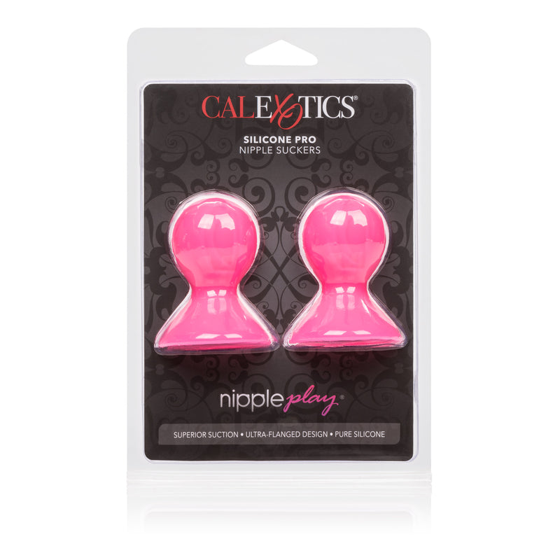 CalExotics Nipple Play Silicone Pro Nipple Suckers - Pink