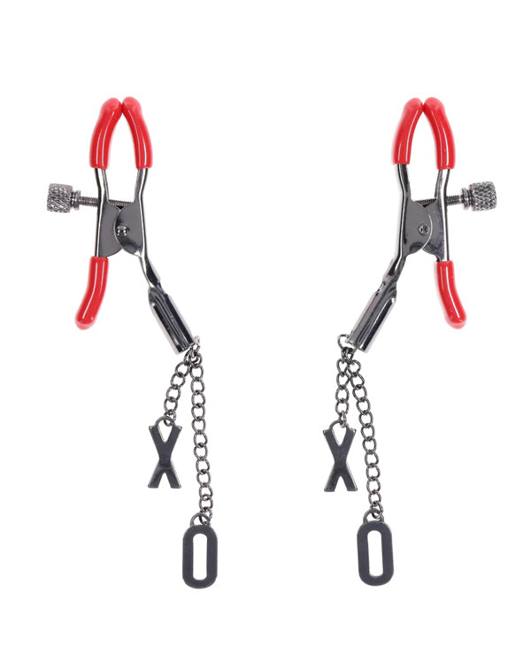 Sportsheets eX's and Oh's Nipple Clamps