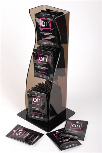Sensuva On Natural Arousal Oil Original - 40 Packet Tower Display - 0.01oz Ampoules
