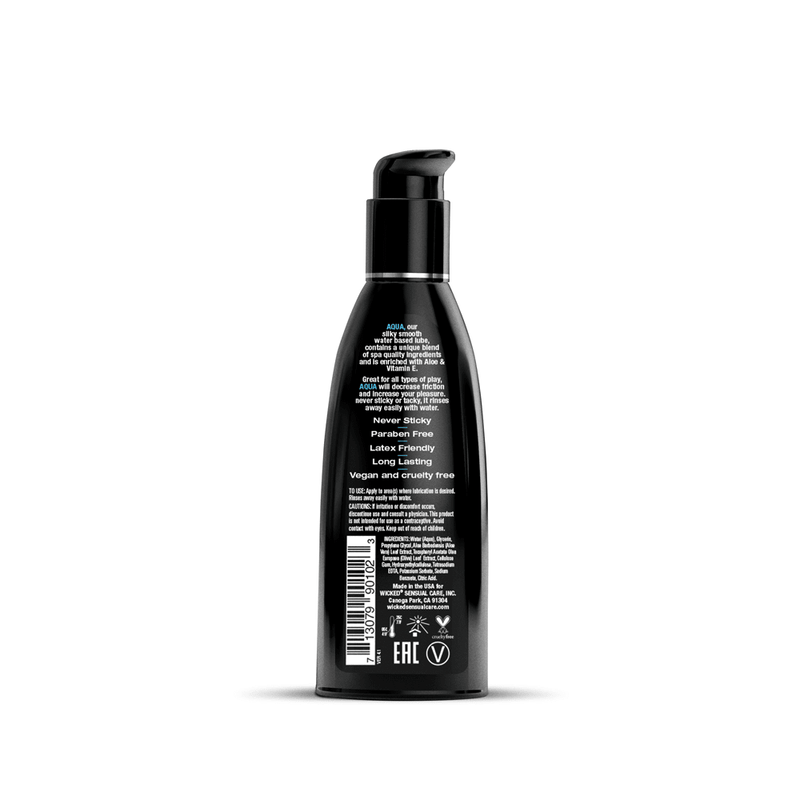Wicked Sensual Care Aqua Water-Based Lubricant - 2 Fl. Oz.