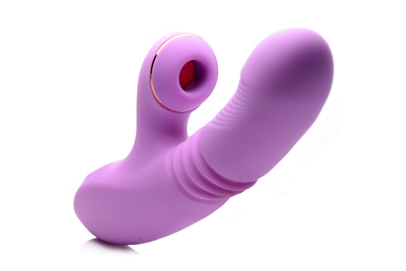 XR Brands Shegasm Thrusting Suction Rabbit - Purple
