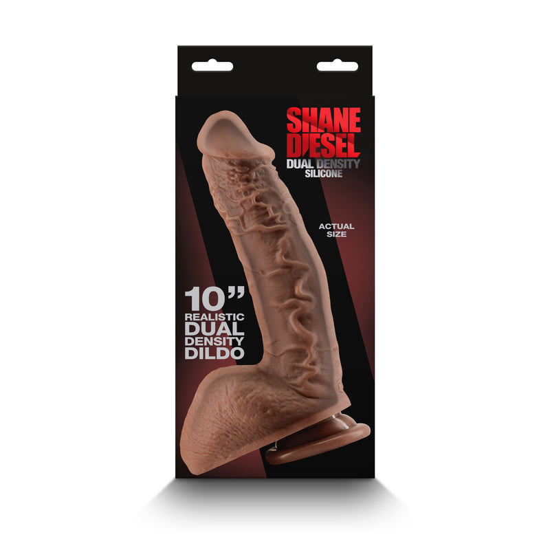 nsnovelties Shane Diesel - Dual Density Dildo - Brown