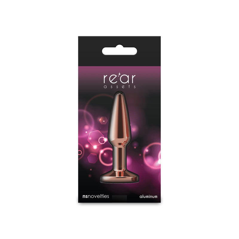 nsnovelties Rear Assets - Tapered - Small - Rose Gold - Pink