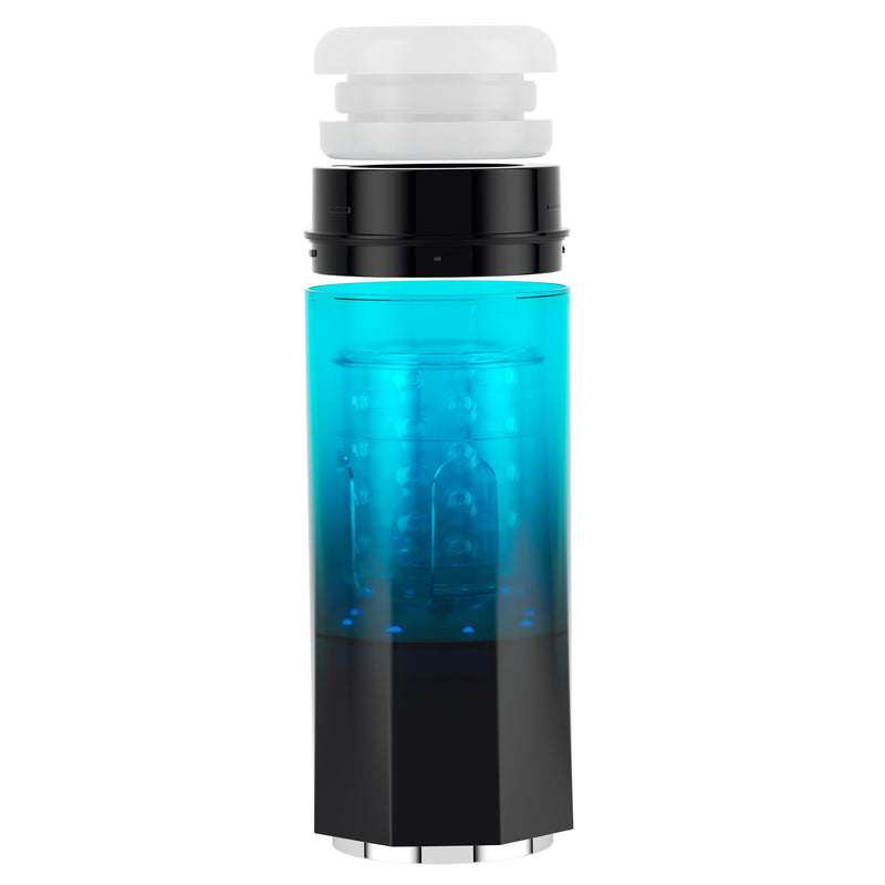 Honey Play Box Adrian - Water Spa Rotating Male Masturbator - Blue - Automatic Stroker Masturbator - Canister Masturbation Cup