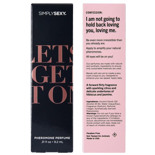 Classic Brands Simply Sexy Lets Get It on - Pheromone Perfume - .31oz | 9.2ml
