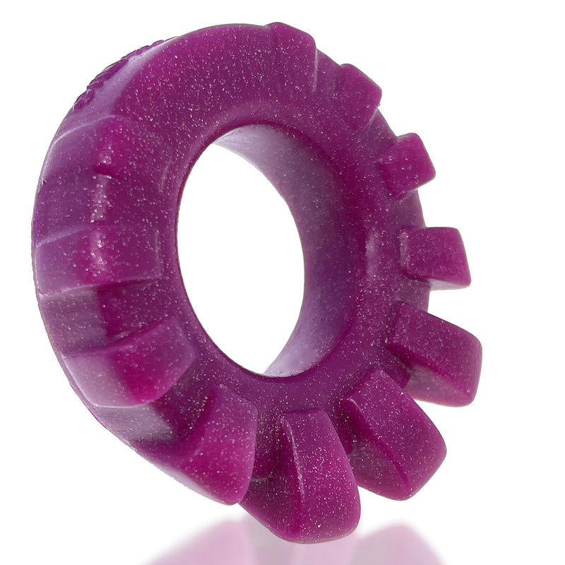 Oxballs Cock-Lug Lugged Cockring - Plum