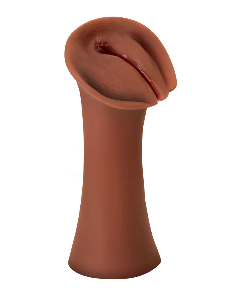 Pipedream Extreme Wet Pussies - Slippery Slit - Brown - Stroker Masturbator - Realistic Pocket Pussy