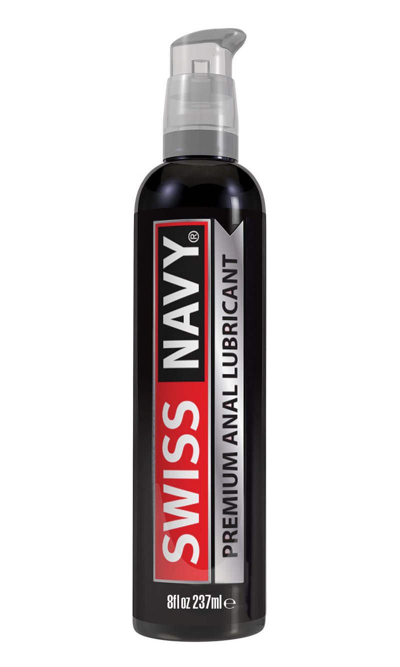 M.D. Science Lab Swiss Navy Premium Silicone Anal Lubricant - 8 Oz.