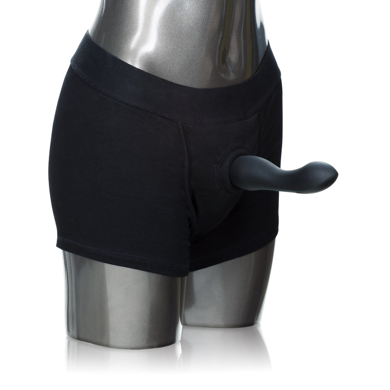 CalExotics Packer Gear Boxer Brief Harness - Large/extralarge - Black
