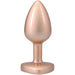"Booty Bling Metal Heart Plug - Small - Gold DJ7017-18-BX"