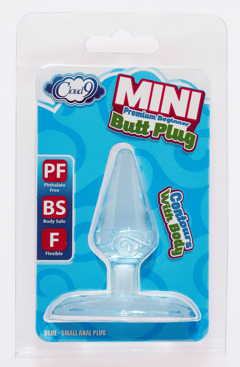 Cloud 9 Novelties Mini Premium Beginner Butt Plug - Blue