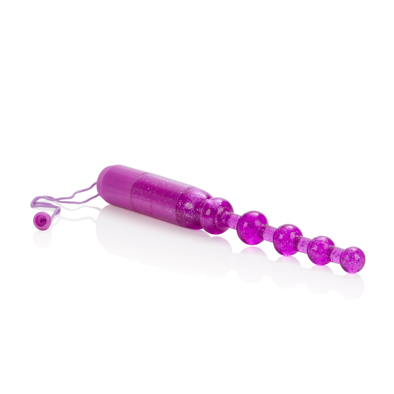 CalExotics Vibrating Pleasure Beads - Purple