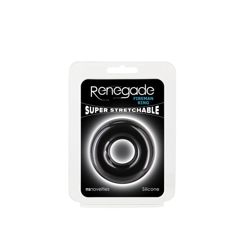 nsnovelties Renegade - Fireman Ring - Large - Black