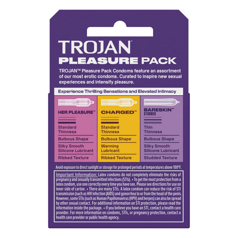 Paradise Marketing Trojan Pleasure Pack - 3 Pack