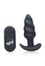 "21x Silicone Swirl Plug With Remote -Black BNG-AG564-BLK"