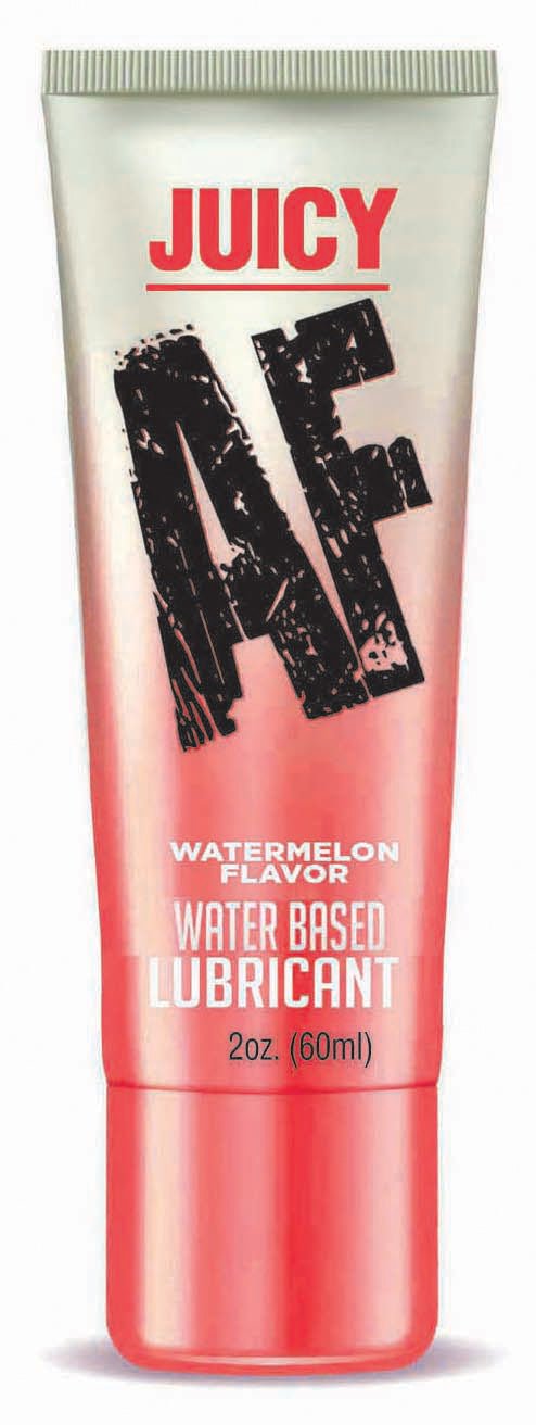 Little Genie Juicy Af - Watermelon Water Based Flavored Lubricant - 2 Oz
