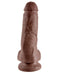 "King Cock 8-Inch Cock With Balls - Brown PD5507-29"