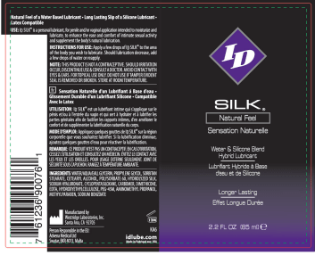 I.D. Lubricants ID Silk Silicone and Water Blend Lubricant 2.2 Oz