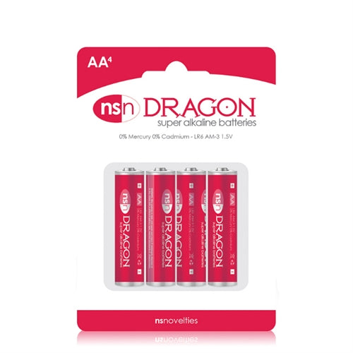 nsnovelties Dragon - Alkaline Batteries - AA - 4 Pack