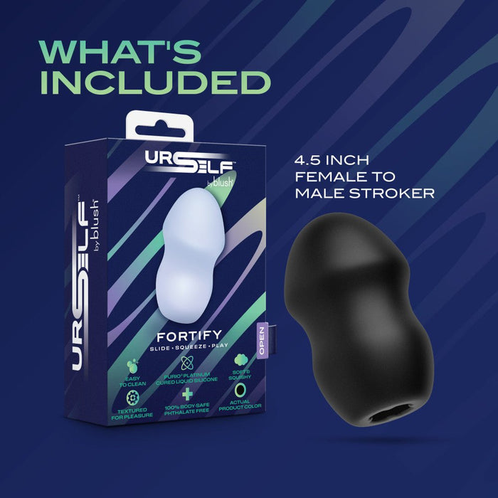 URSELF™ Fortify FTM (Female To Male) Masturbation Stroker With Textured Interior – Silicone