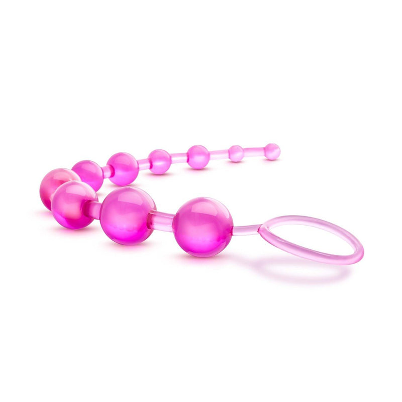B Yours Basic Pink 12.75-Inch Anal Beads