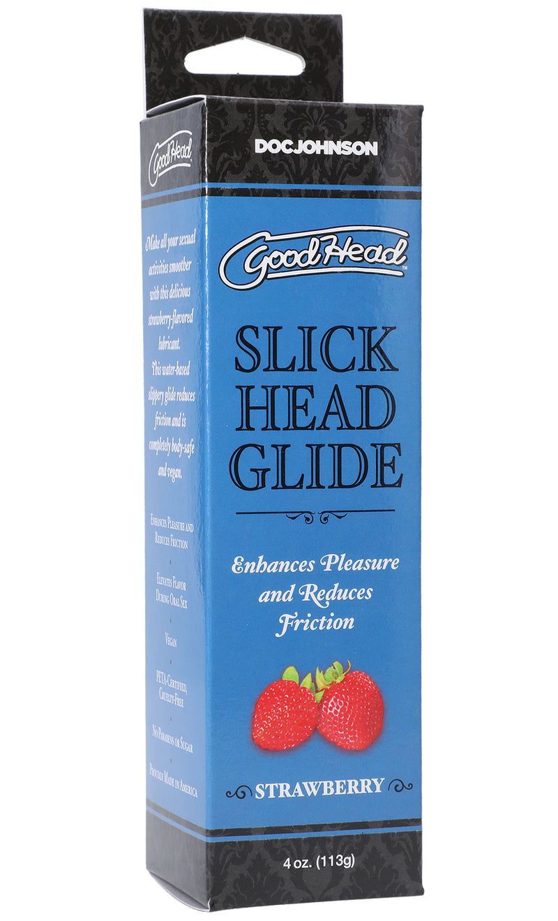Doc Johnson Goodhead - Slick Head Glide - Strawberry - 4 Oz.