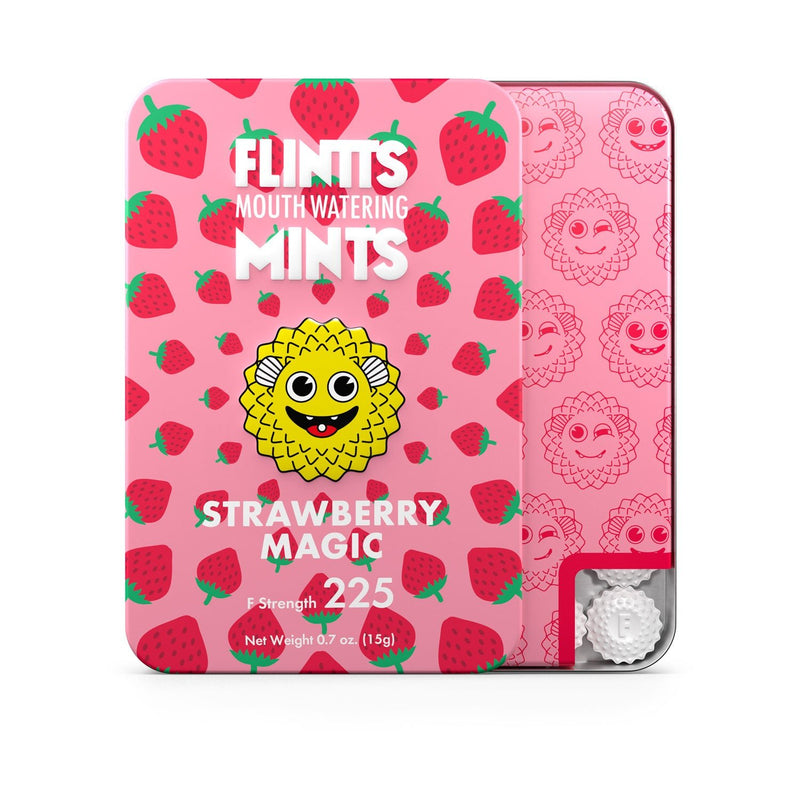 Flintts Mints Flintts Mouth Watering Mints Strawberry Magic - F-Strength 225