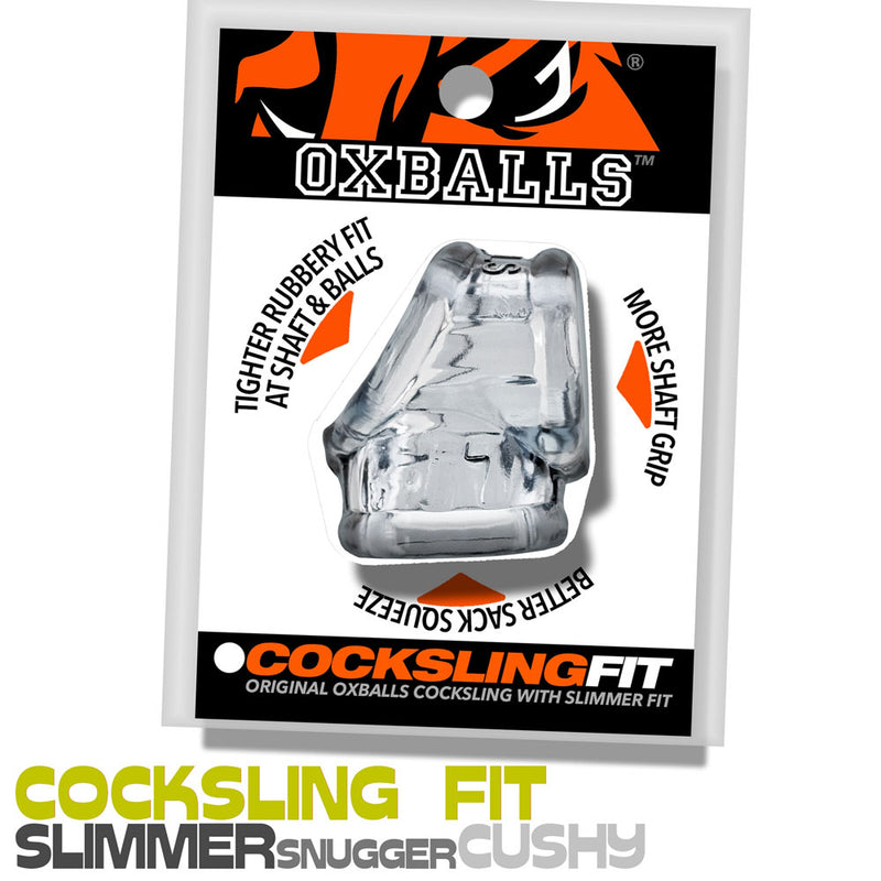 Oxballs Cocksling Fit Sling - Clear