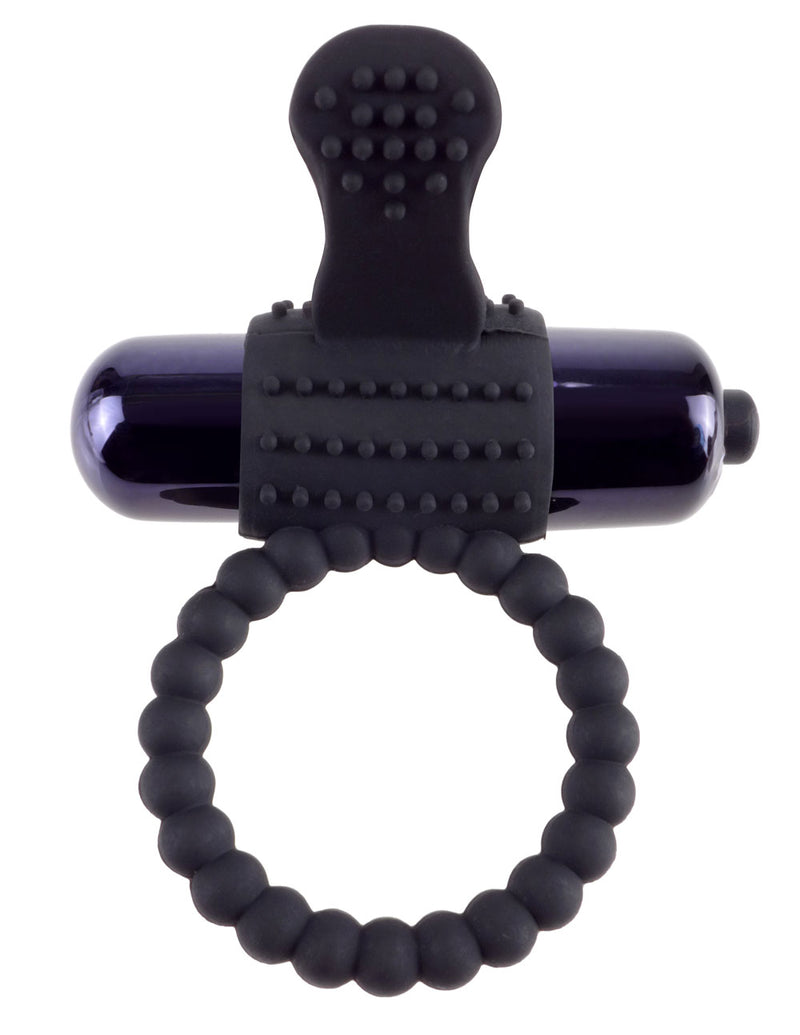 Pipedream Fantasy C-Ringz Vibrating Silicone Super Ring Black