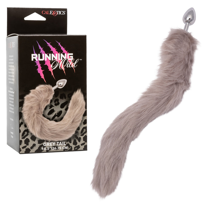CalExotics Running Wild Tail - Grey