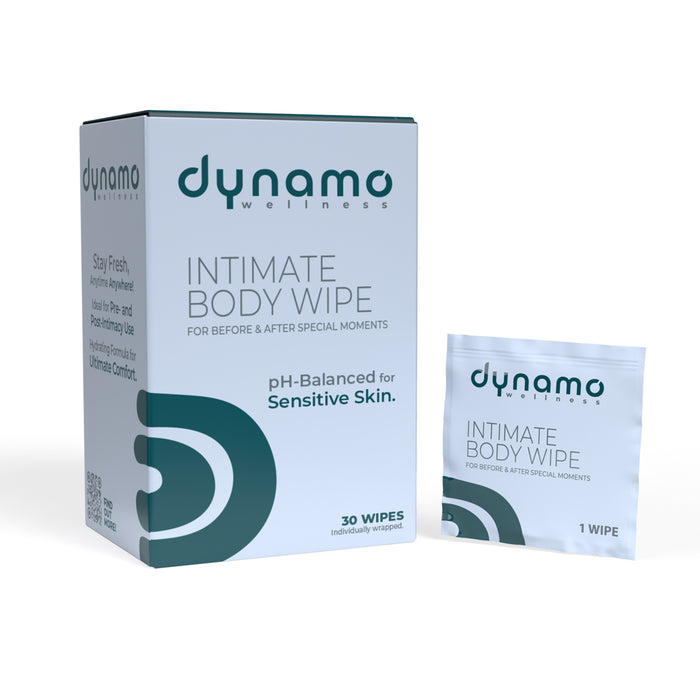 "Dynamo Wellness Intimate Body Wipe - 30 Pack SO-DWIW-30"